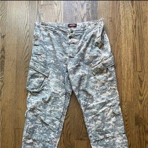 TruSpec Camo Pants Mens Size L Reg 35-39 Waist Tactical Trousers 32-35 Inseam